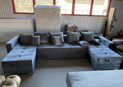 Coltar claudia apartament casa,U gri, maro, 3090 lei