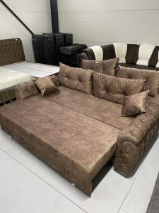 Canapea Suceava maro extensibilă