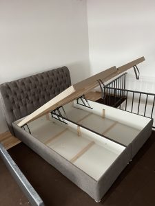 Pat Tapițat Falticeni cu somieră rabatabilă 120-200